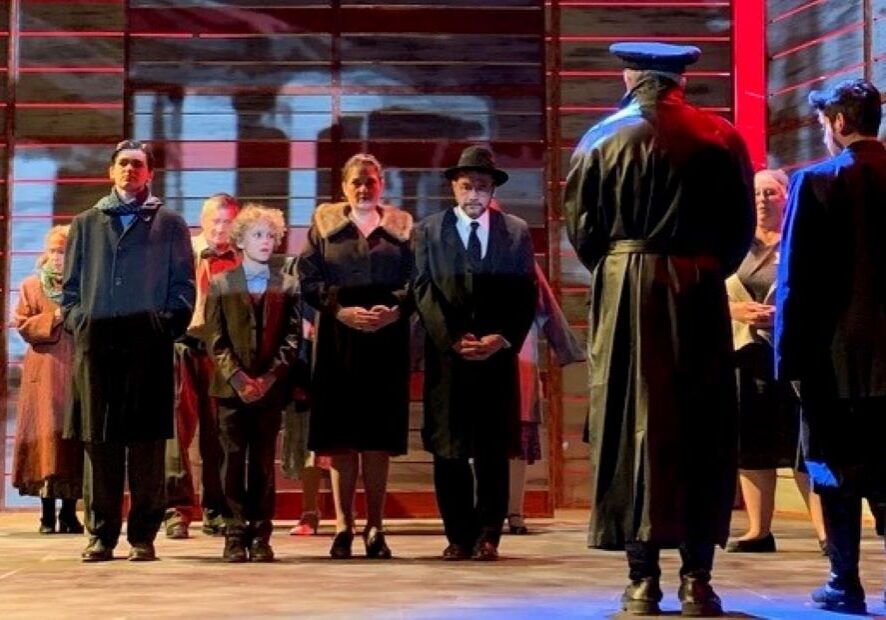 A scene from "Surviving Hitler," now playing at the White Theatre on the campus of the Jewish Community Center in Overland Park.