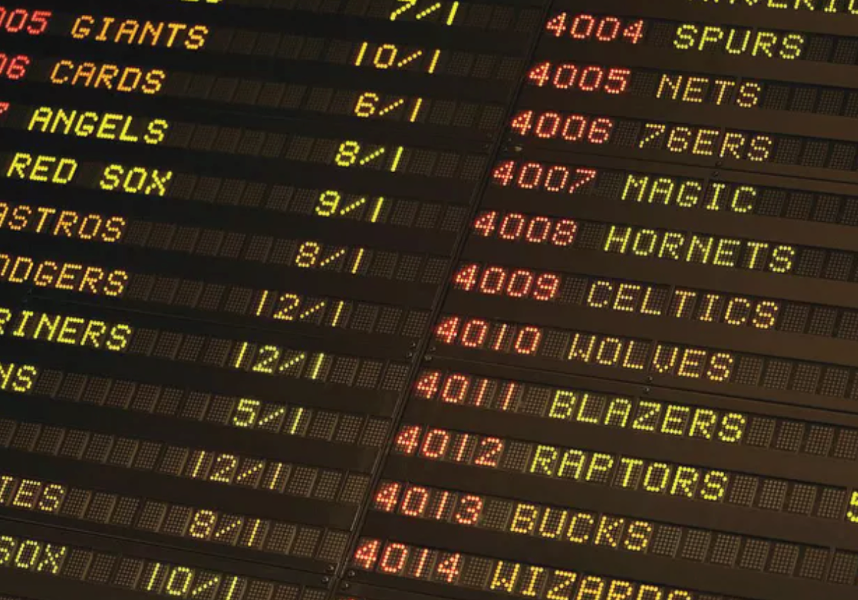 Sports betting lines.