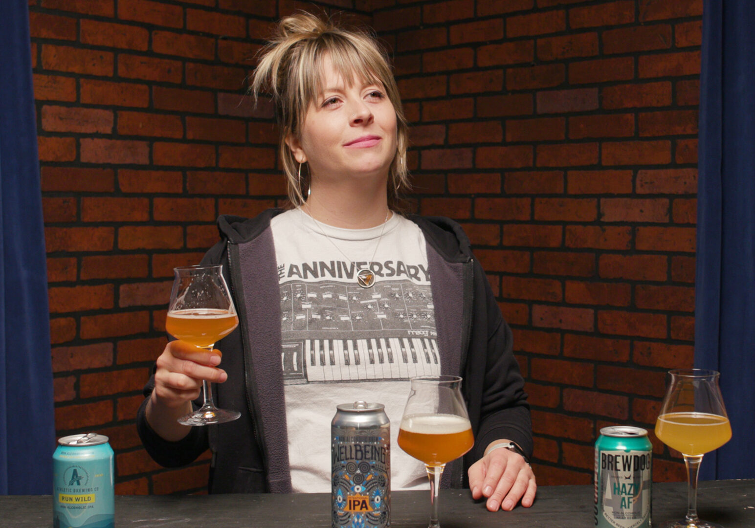 Flatland beer enthusiast Cassie Niemeyer taste tests three non-alcoholic craft beers.