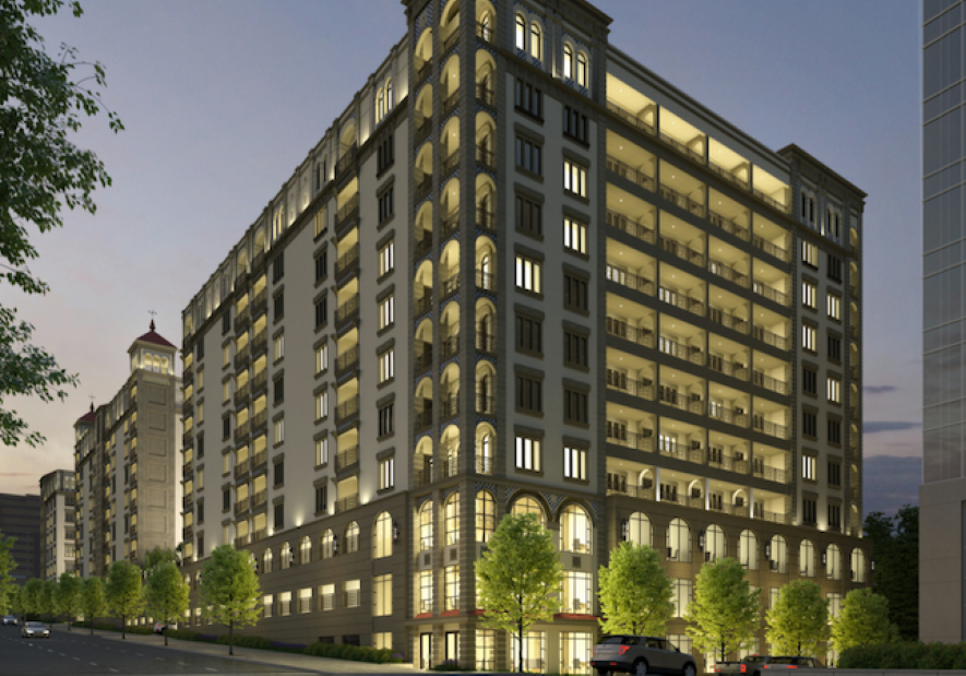 Rendering of The Dylan apartment project.