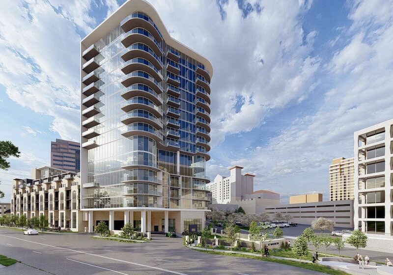 The Madison looking northeast