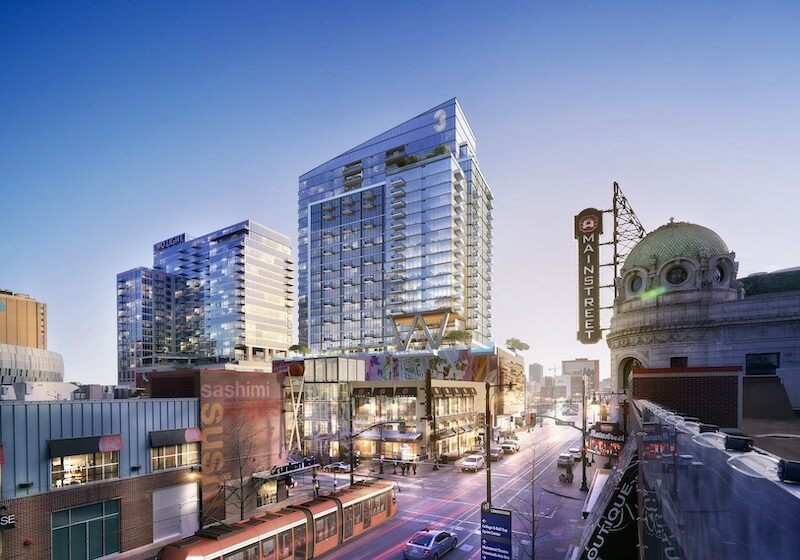 Three Light view from north