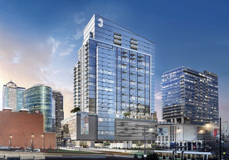 Three Light view from south