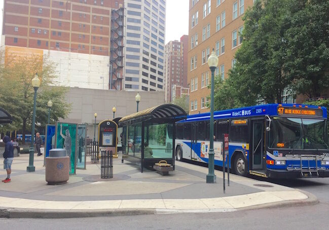 10th and Main transit center