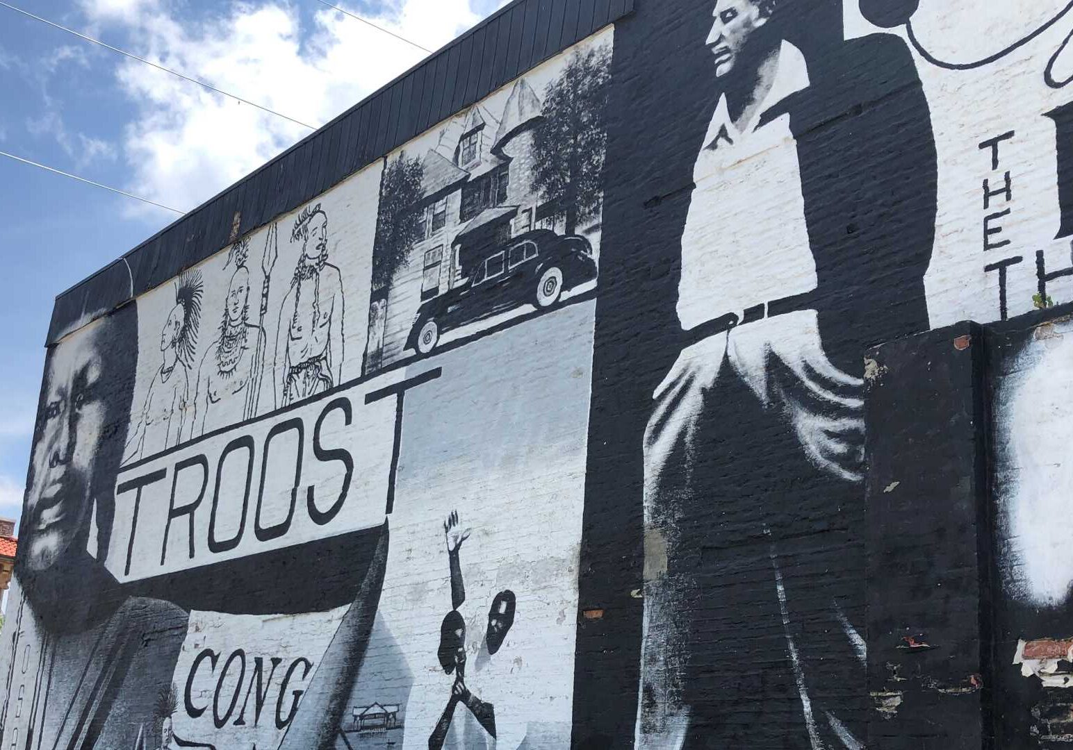 A mural on Troost Avenue.