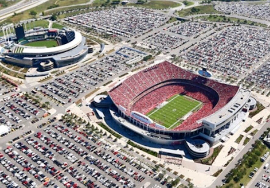 Aerial view of Truman Sports Complex