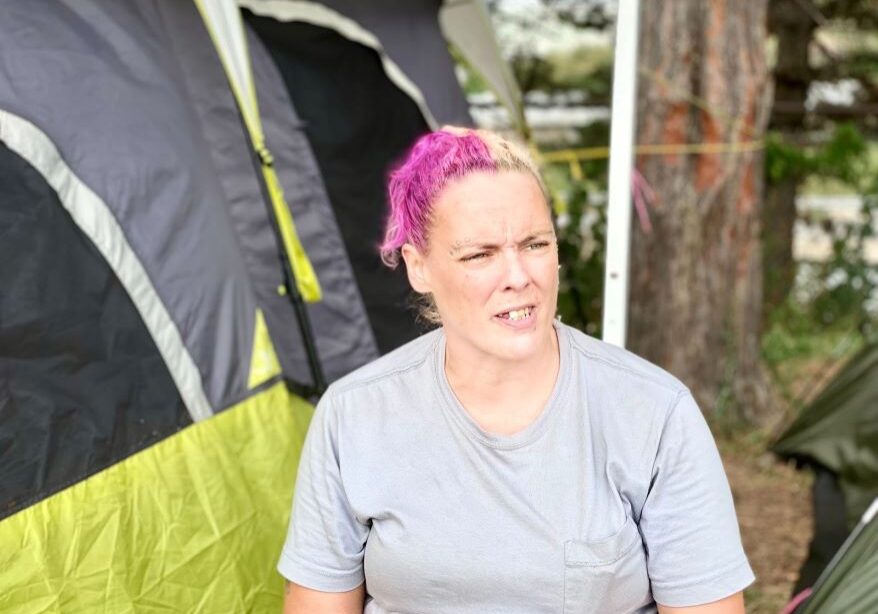 Lulu Livingston explains how the unhoused community survives, despite having to constantly move around the city.