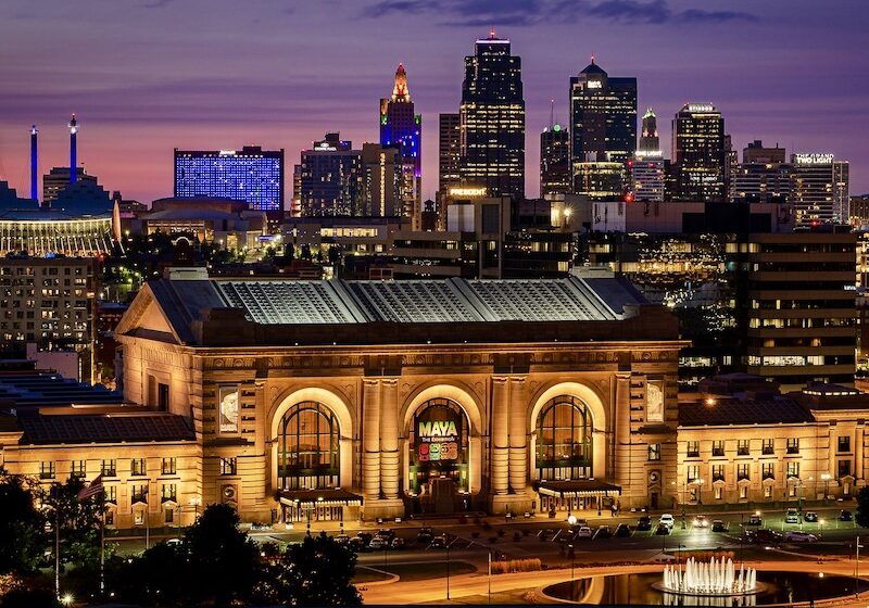 Union Station night exterior