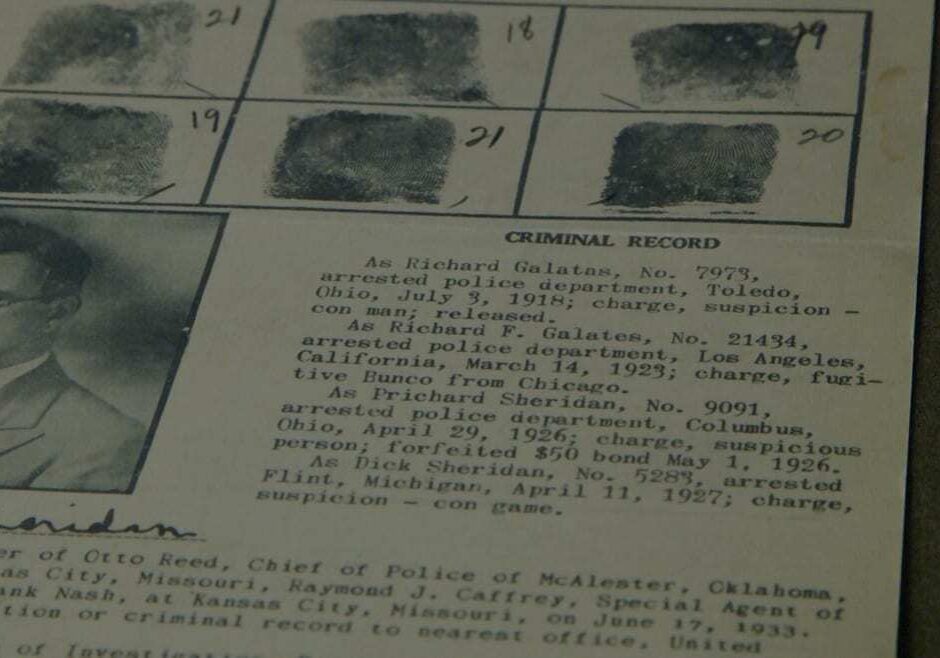 Image of prison records