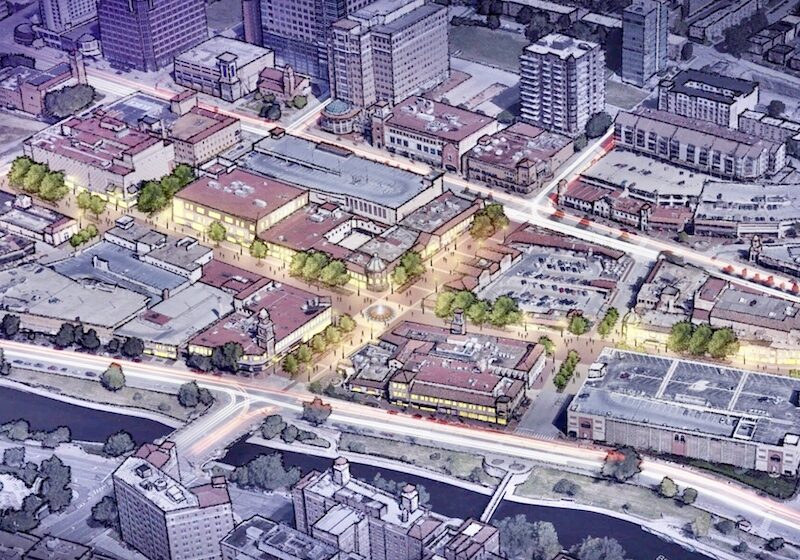 Urban Lab pedestrian rendering