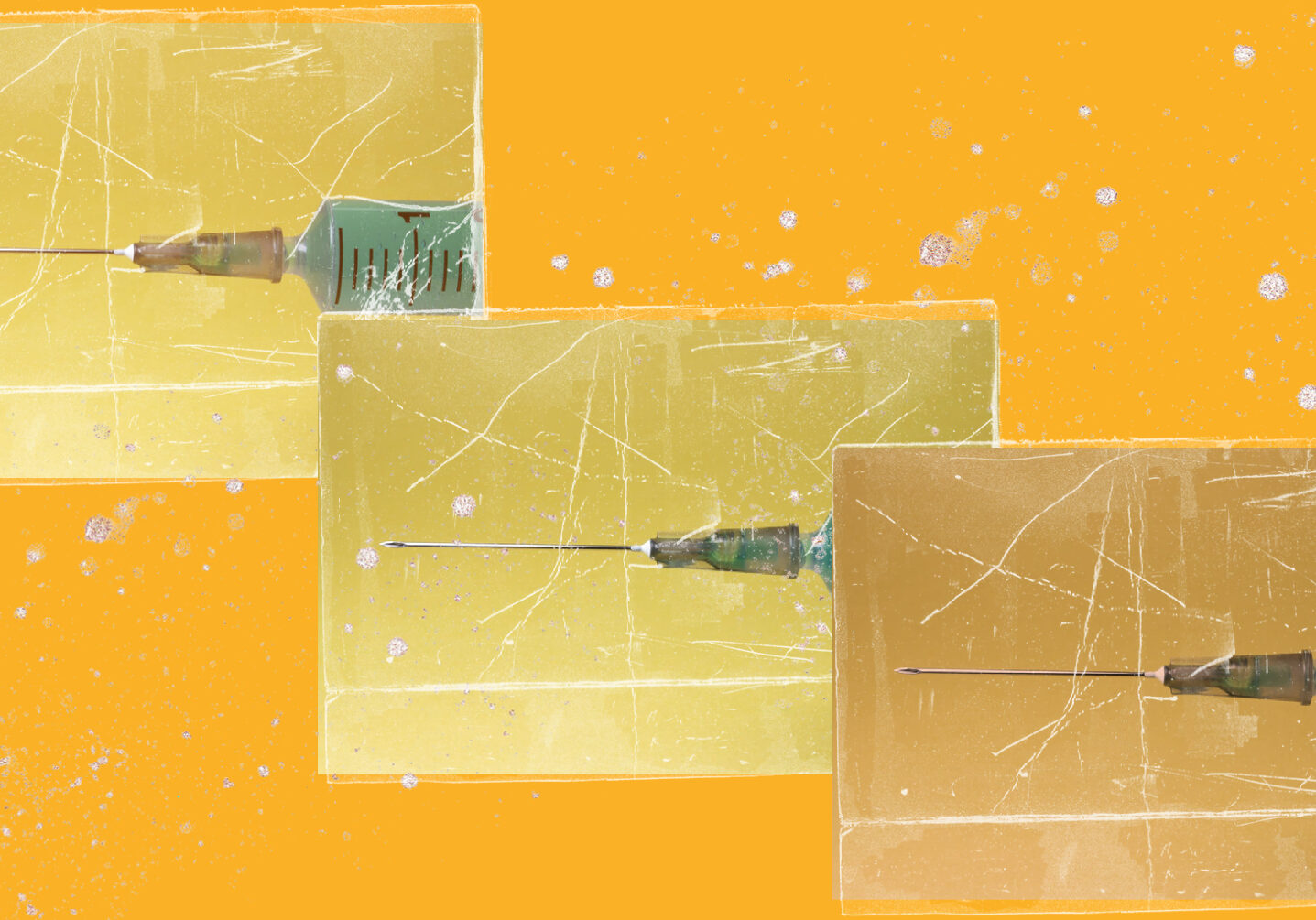 Data show that roughly 60% of the U.S. are willing to get the vaccine. What about the people who aren't sure? (Collage by Vicky Diaz-Camacho)