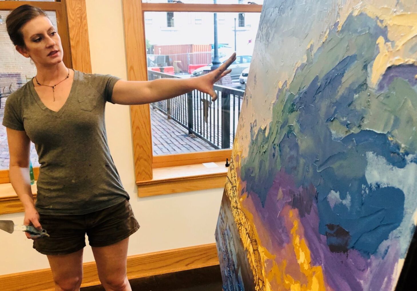 Vanessa Lacy is a painter and gallery owner