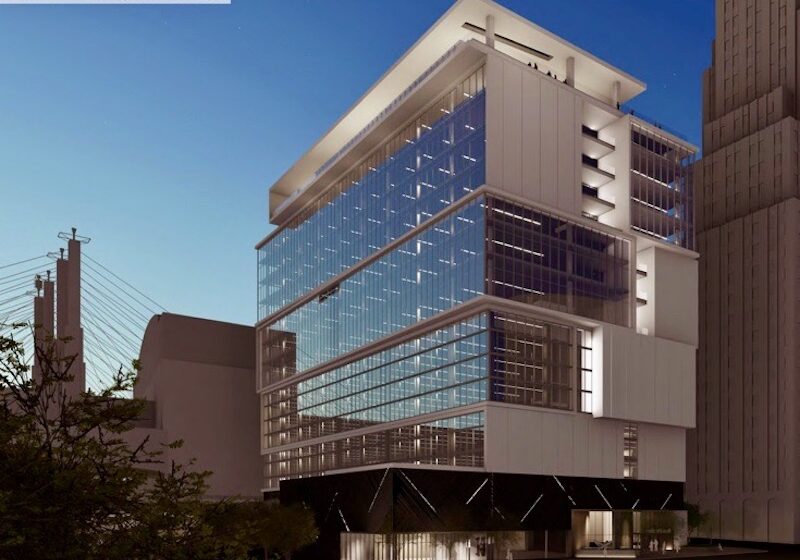 Waddell & Reed night view