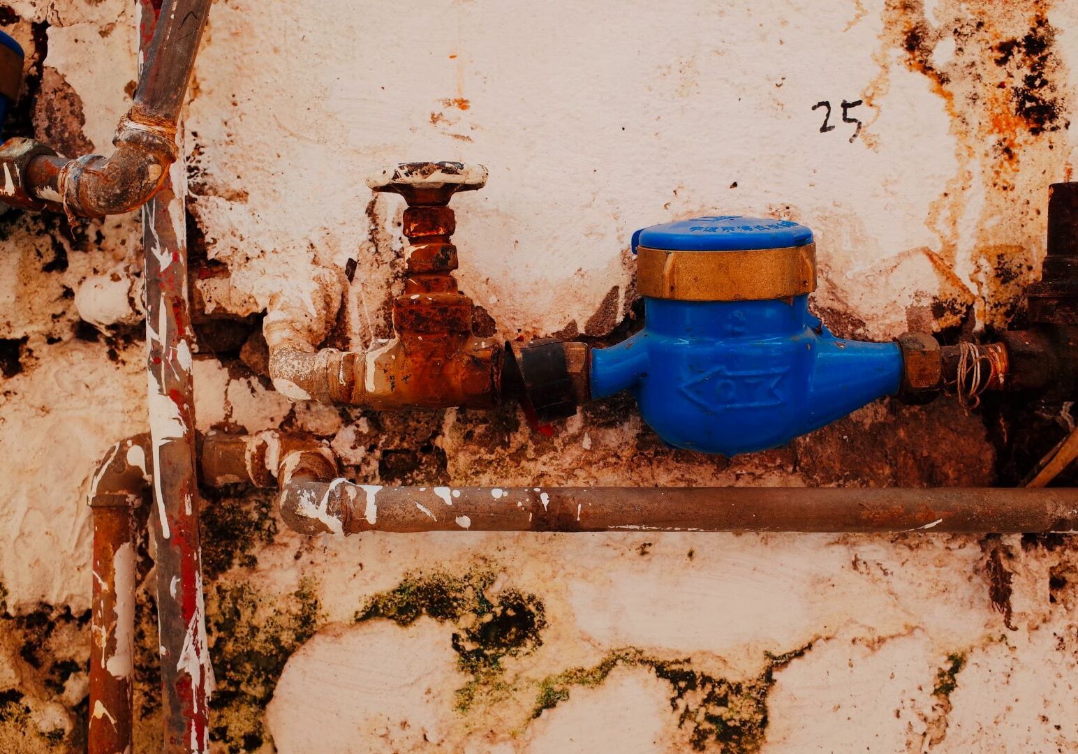 Deteriorated water lines.