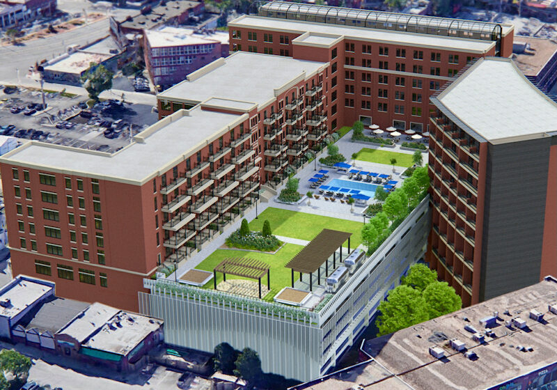 Westport Terrace overhead looking southeast