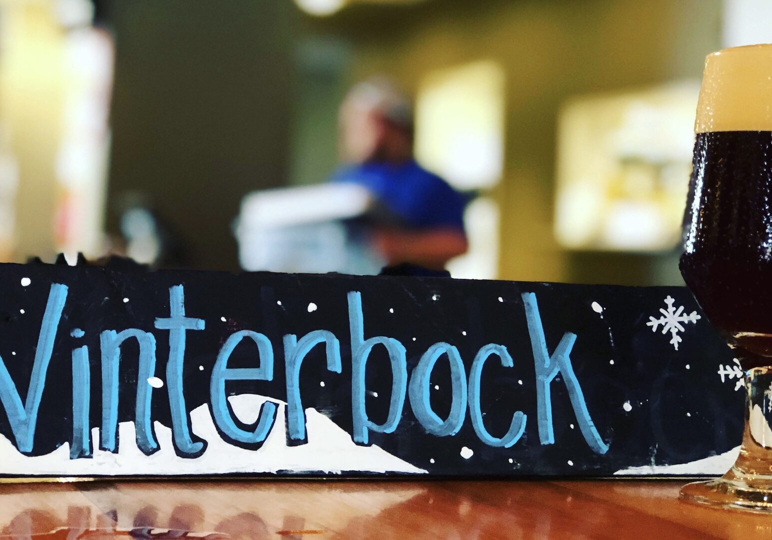 KC Bier Co.'s seasonal Winterbock.