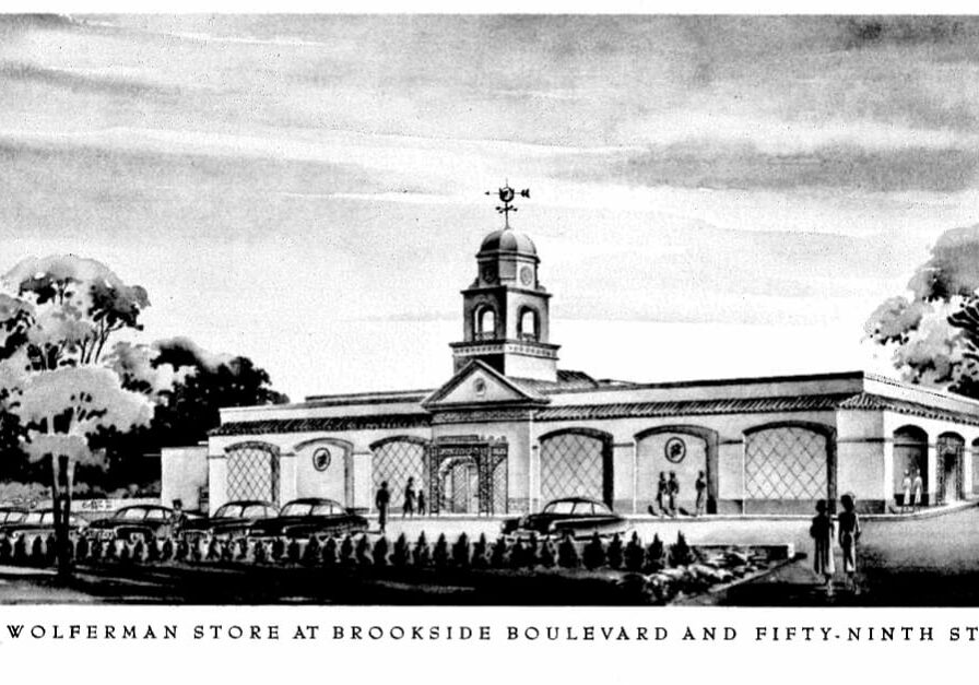 drawing of the new wolferman's scheduled to open in january 1950