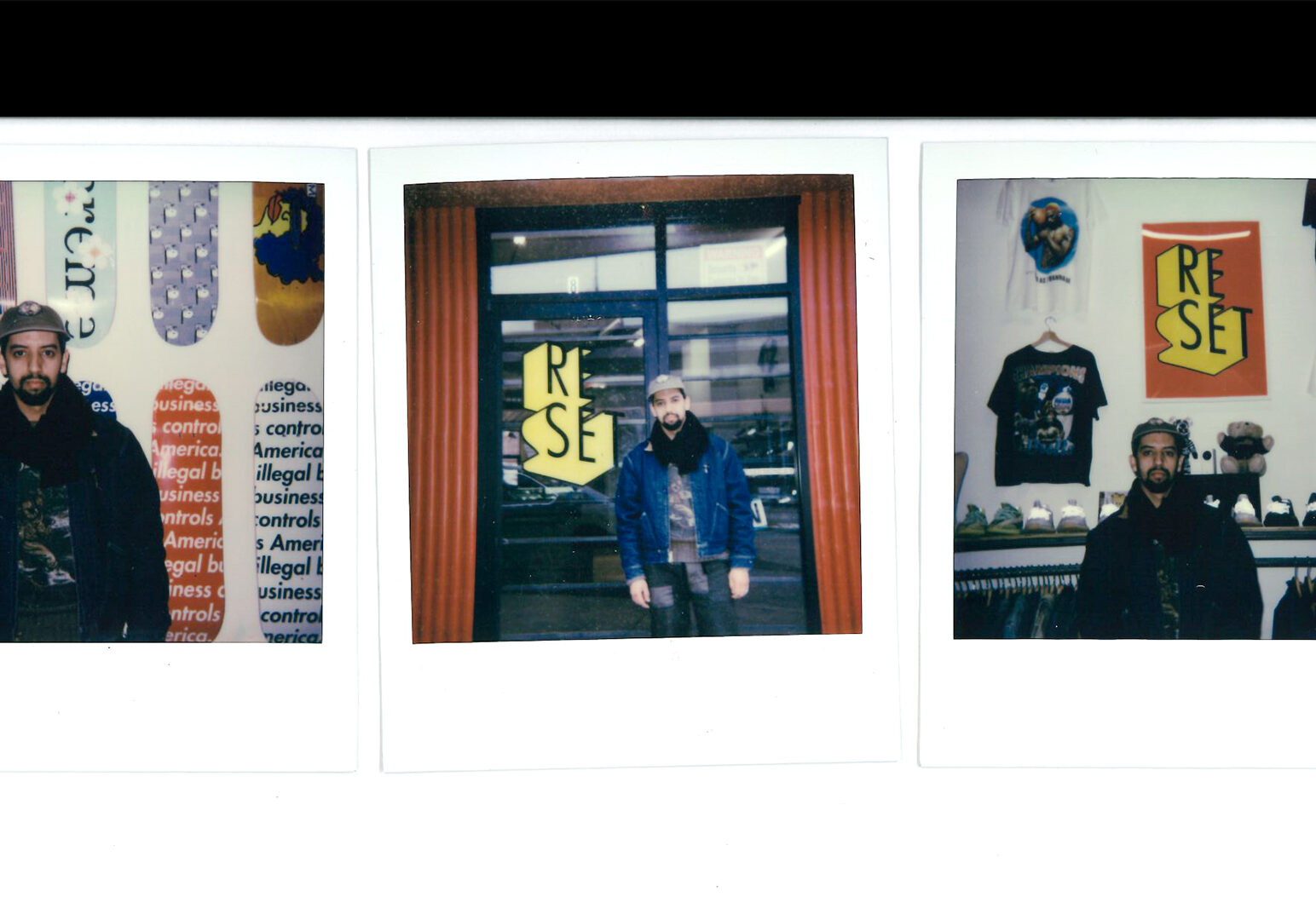 Youssef Amine, owner of Reset KC, at the store