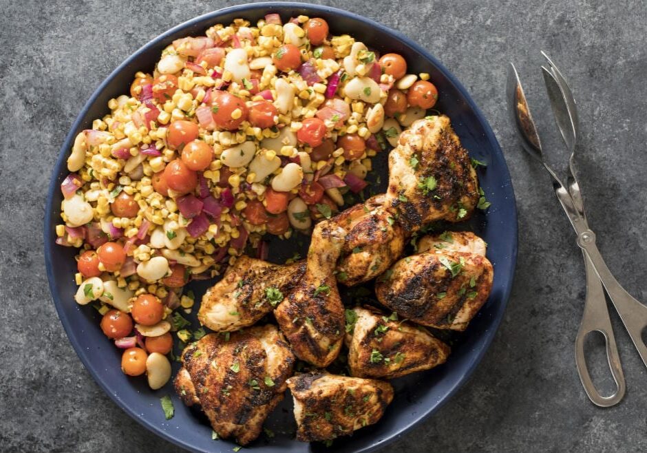 paprika-and lime-rubbed grilled chicken recipe