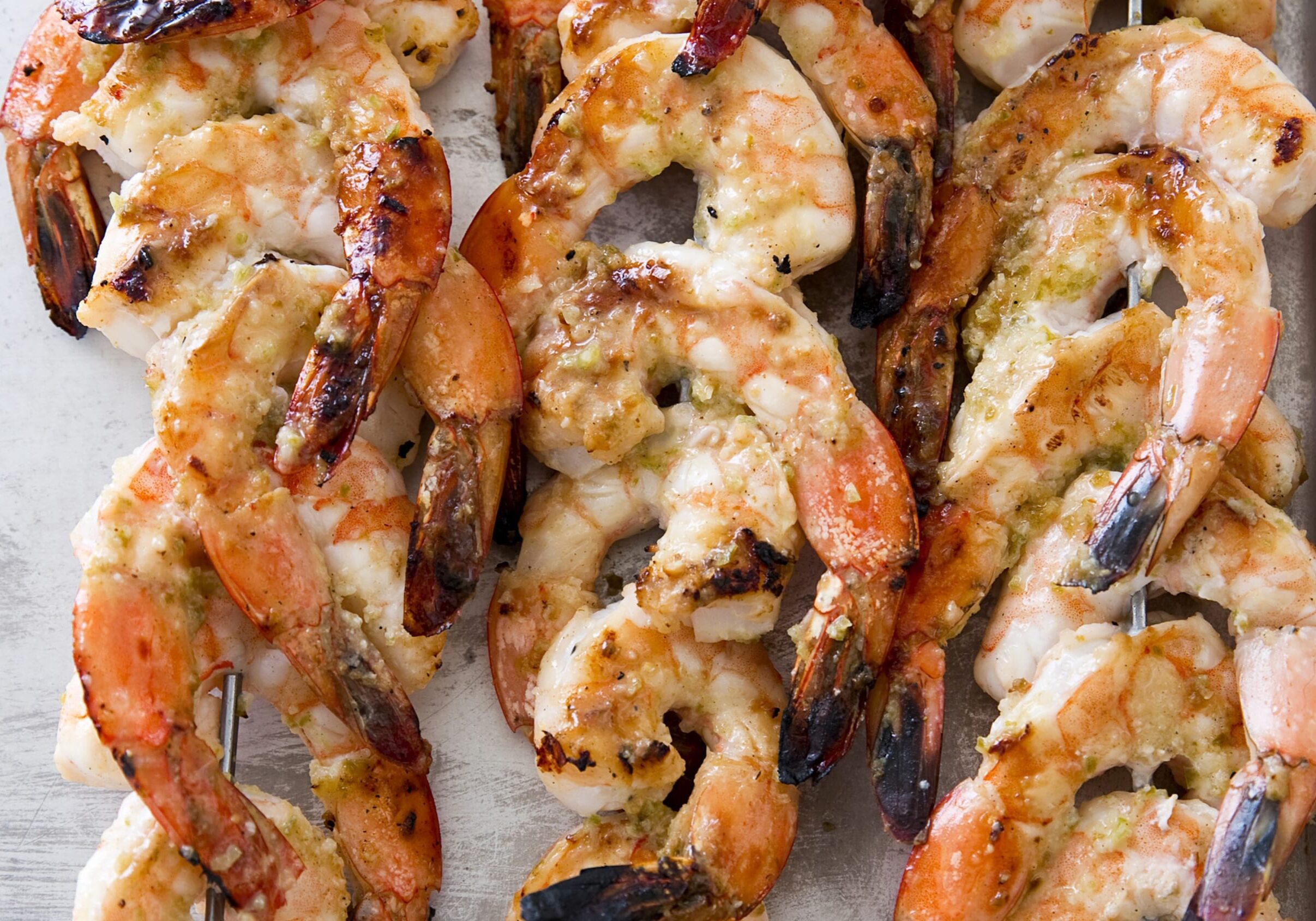 grilled jalapeno and lime shrimp skewers