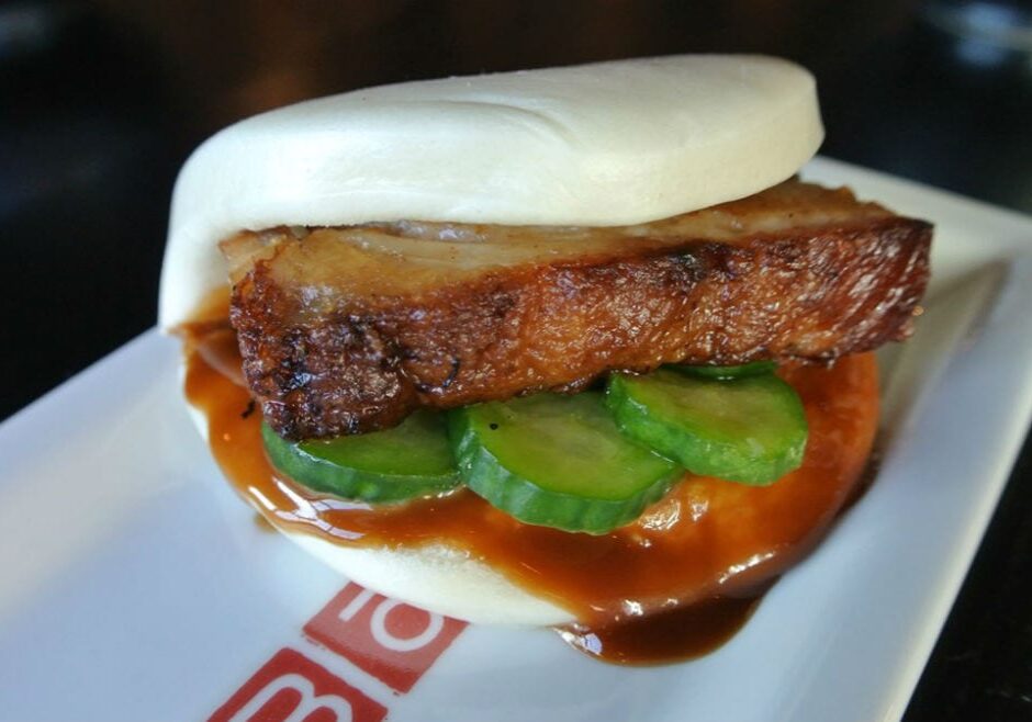 pork belly steamed bao