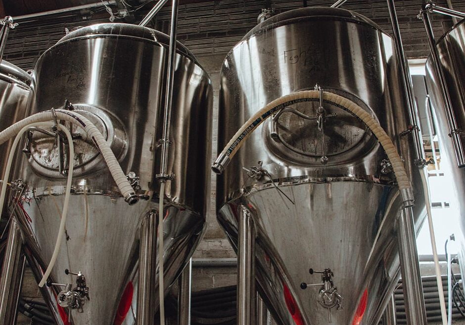 Callsign Brewing Co.'s tanks