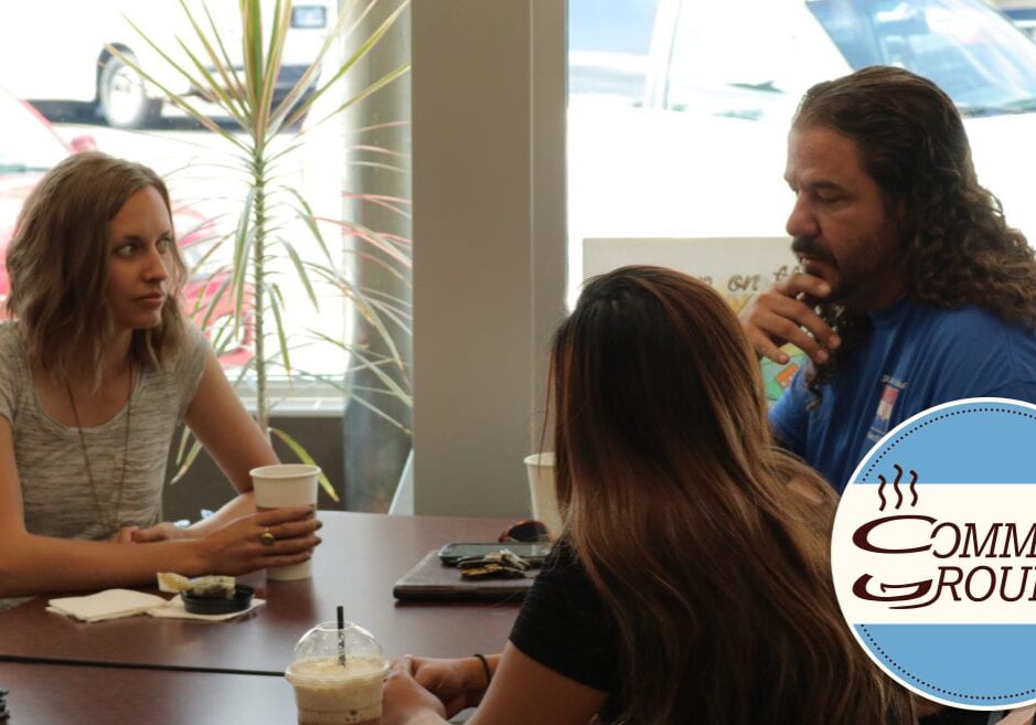 People around a table