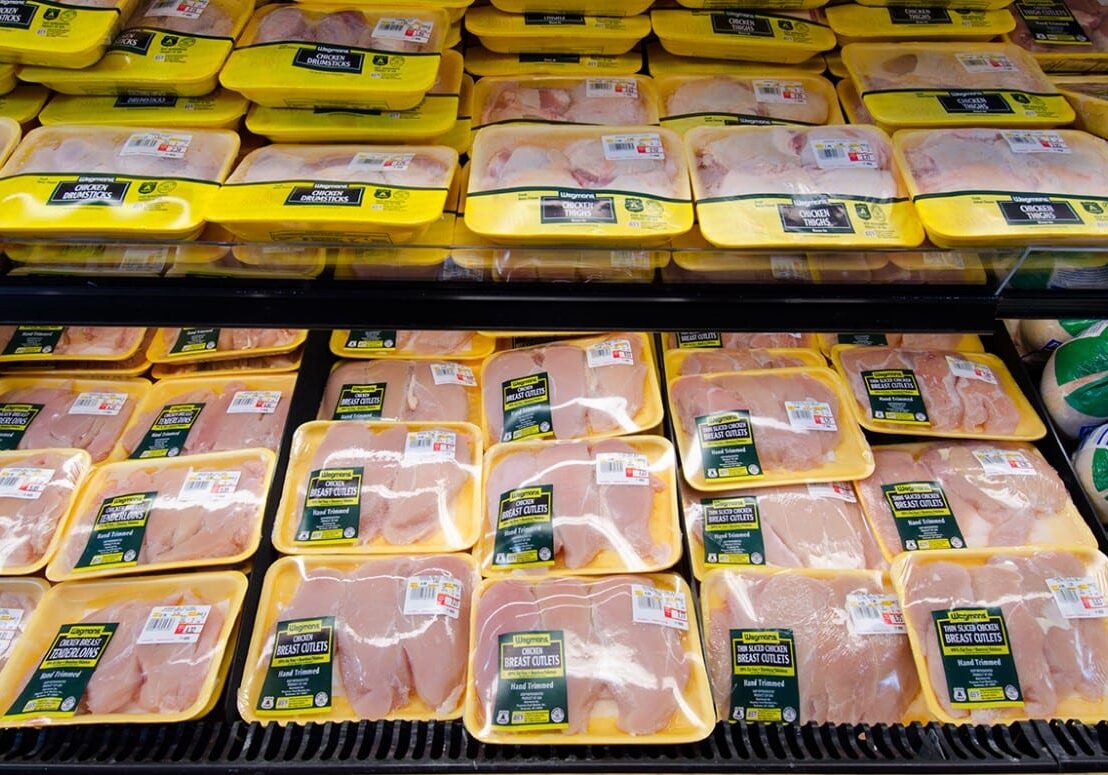 Meat products at a grocery store in Fairfax, Virginia, on March 3, 2011. USDA Photo by Lance Cheung.