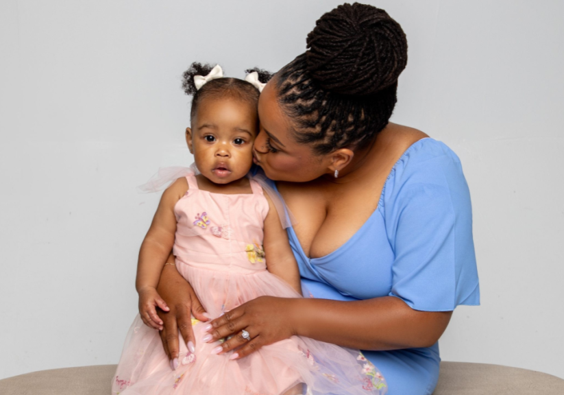 Nina Ward said she's seen personally and professionally the challenges of navigating the child care market in Kansas City. She struggled to find care for her now 1-year-old daughter, A'ja. (Photo courtesy of Nina Ward)