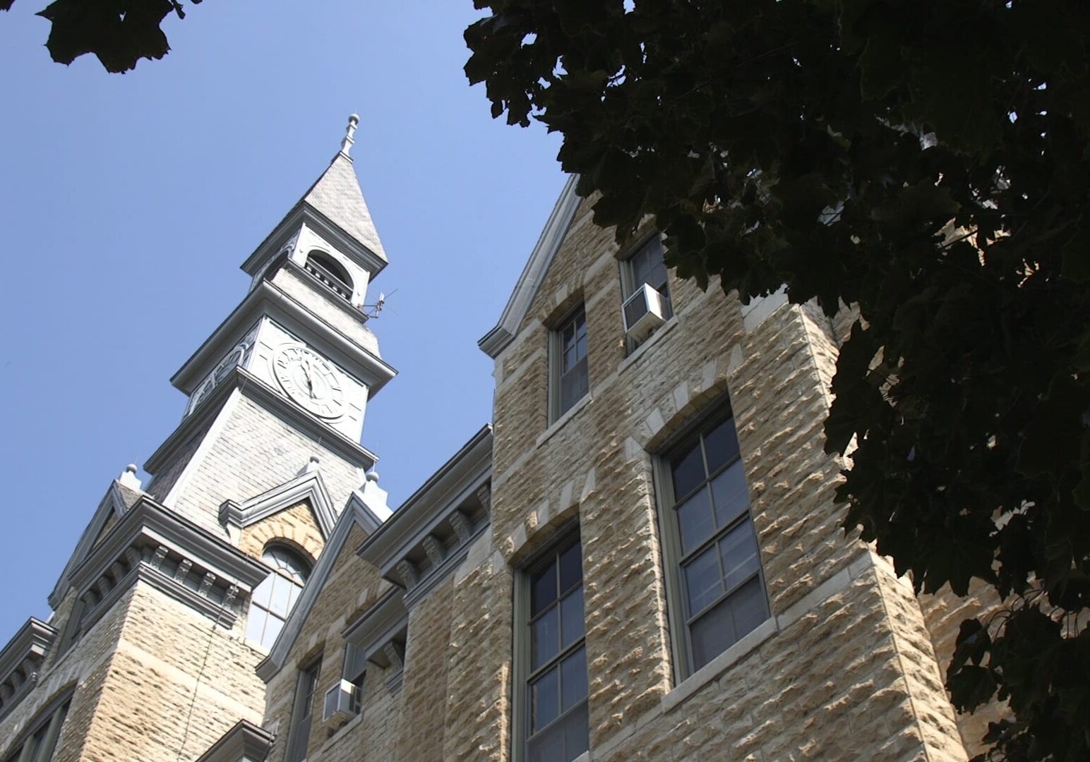 clock tower at park university