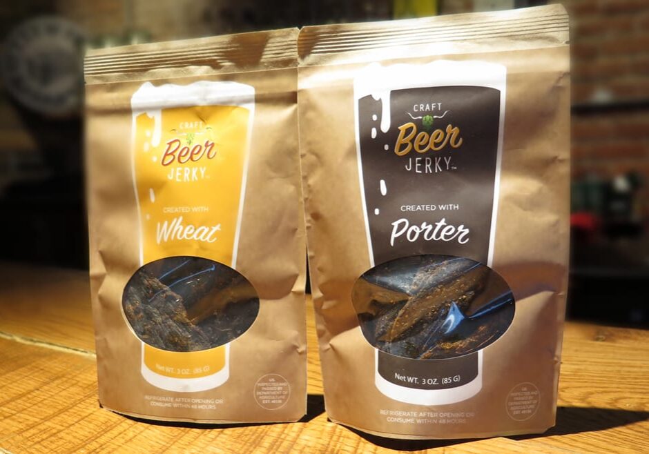 Craft beer jerky