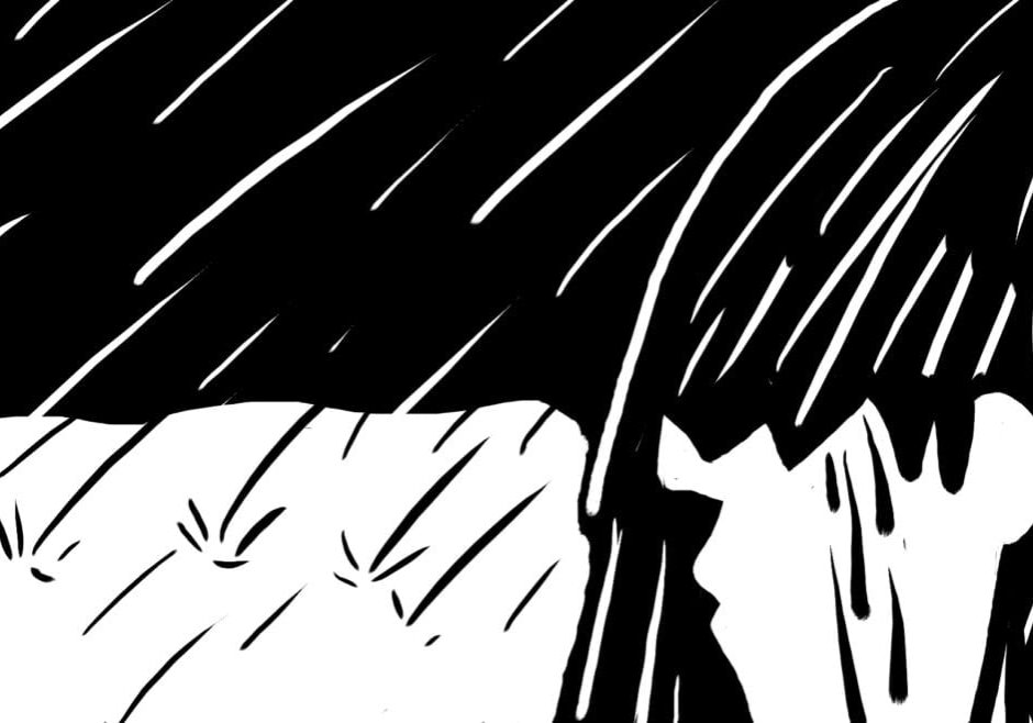 graphic of crying in the rain