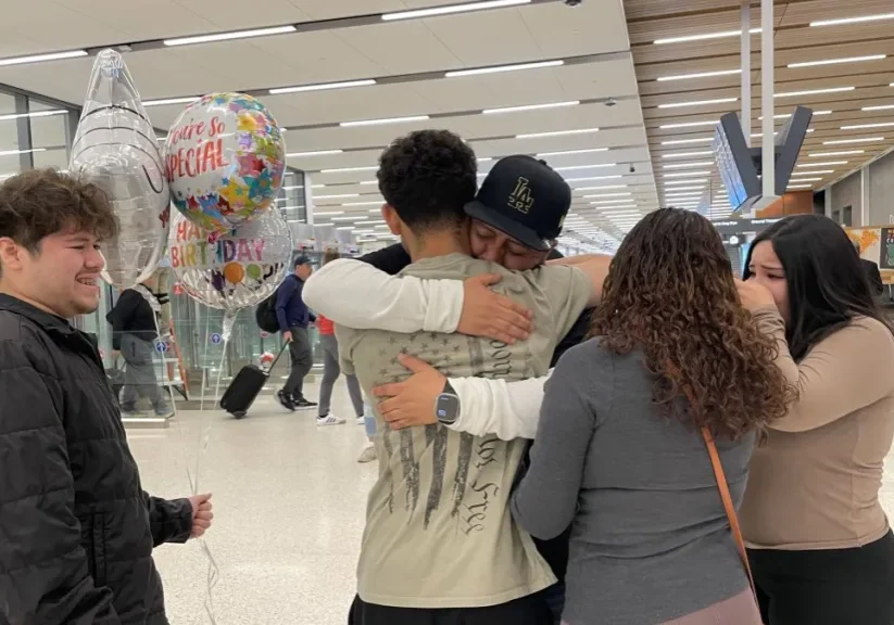 Evenezer Cortez Martinez, a DACA recipient who was detained and deported after returning from Mexico last week, has returned to his home in the Kansas City area. (Mary Sanchez/The Beacon)