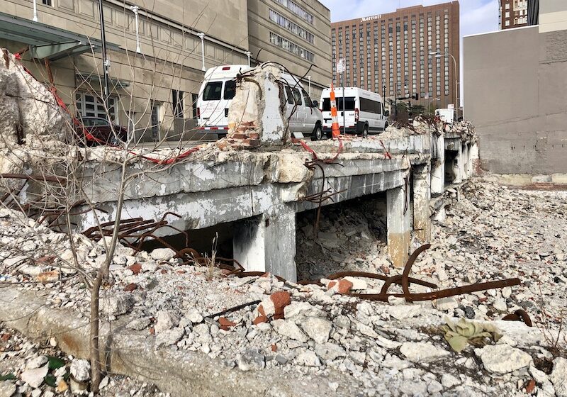 Wyandotte demolition  site