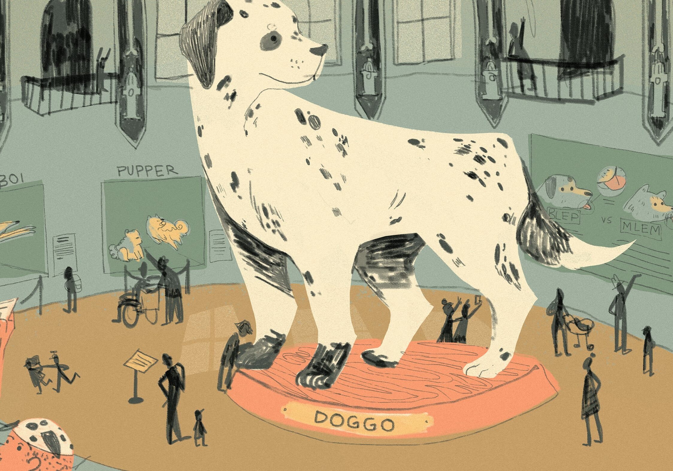 "DoggoLingo" is a language trend that's been gaining steam on the Internet in the past few years. Words like doggo, pupper and blep most often accompany a picture or video of a dog and have spread on social media