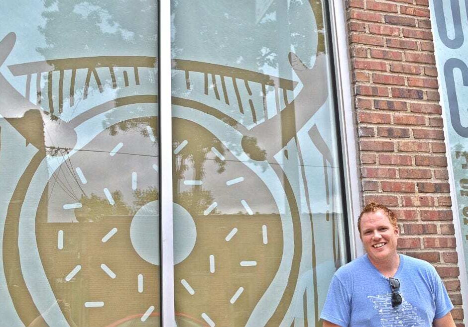 Jake Randall is using a Kickstarter campaign to help open Doughnut Lounge in Westport. The shop will feature coffee and cocktails alongside the baked goods. (Photo: Jonathan Bender | The Recommended Daily)