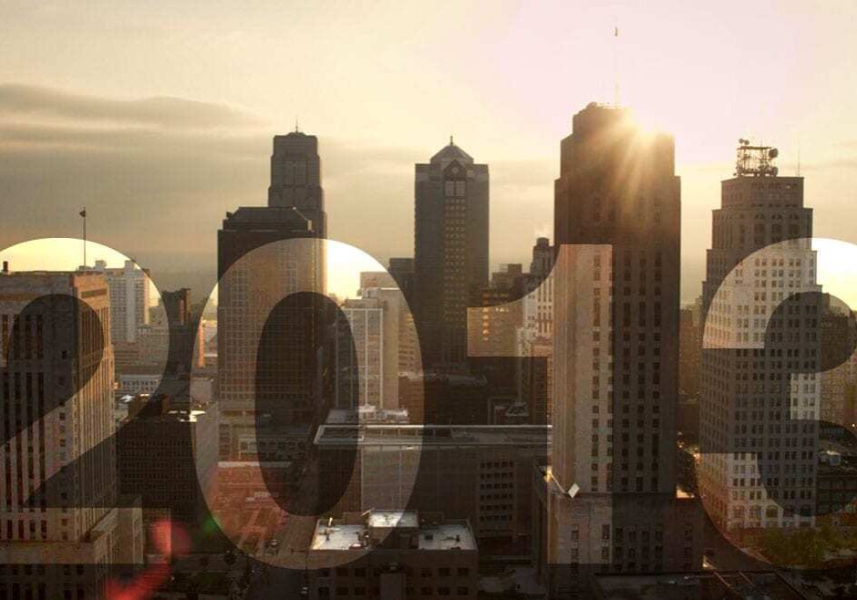 KC Downtown with 2013 across the front