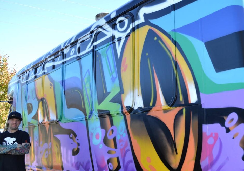 A shot of Drasko's food truck.