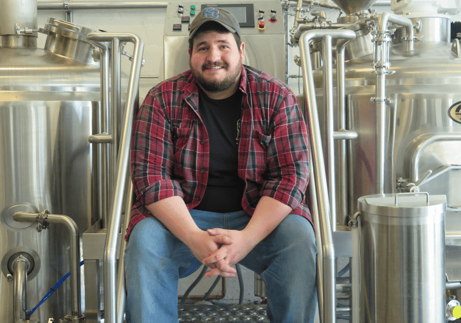 Taran Winnie is the head brewer at Dubious Claims Brewing