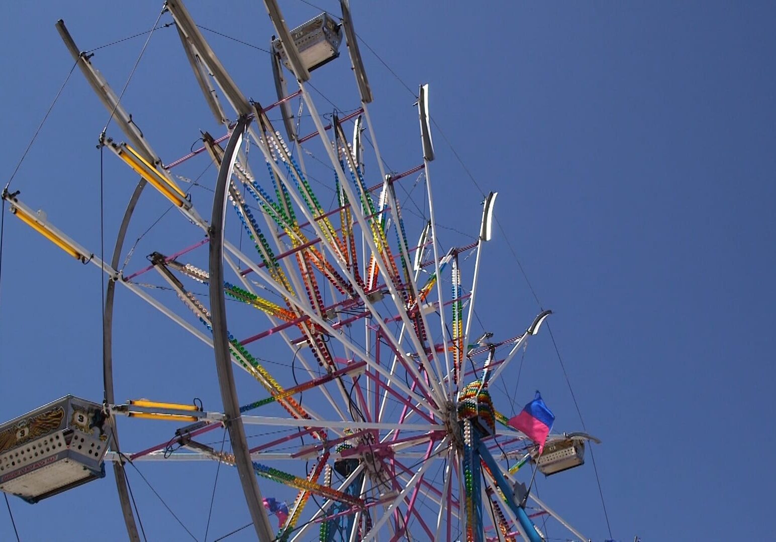 A ferris wheel