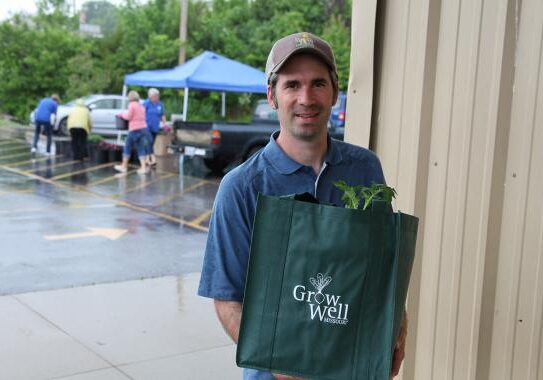 Bill McKelvey created Grow Well Missouri with a five-year grant to help create more access to produce from the Missouri Foundation for Health. (Kristofor Husted/Harvest Public Media)