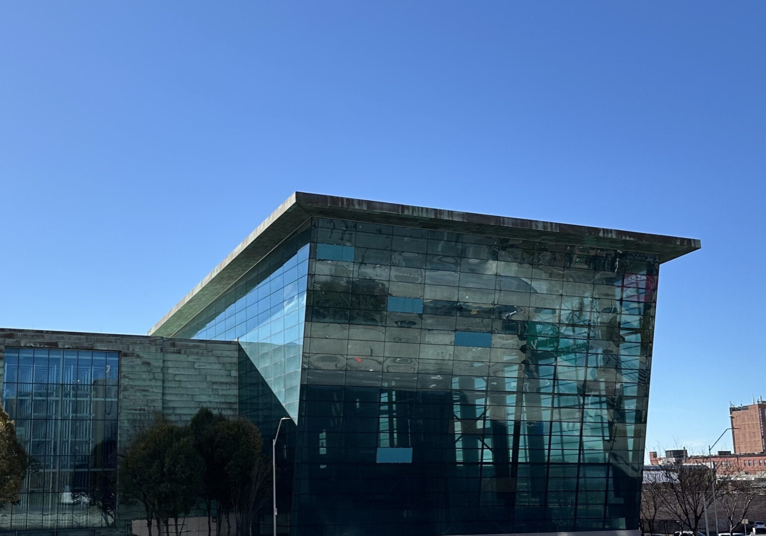 The outside of the Patmos Center, a data center to be housed in the former Kansas Star printing plant building in downtown Kansas City, Missouri. (Photo: Business Wire)