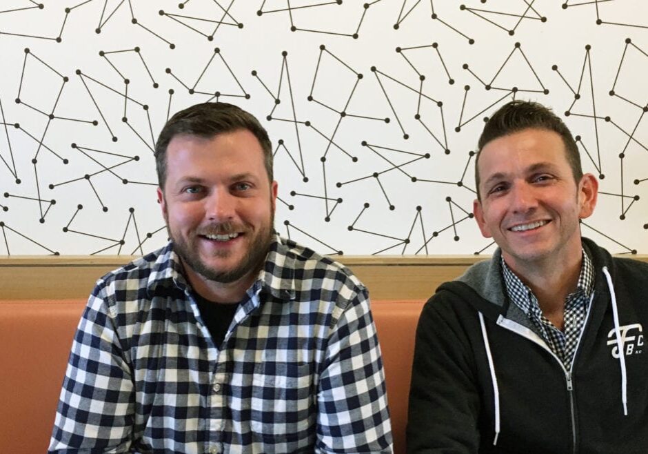 Co-founders Nathan Ryerson and Brent Anderson have been working on Friction Beer Co. for the past two years.