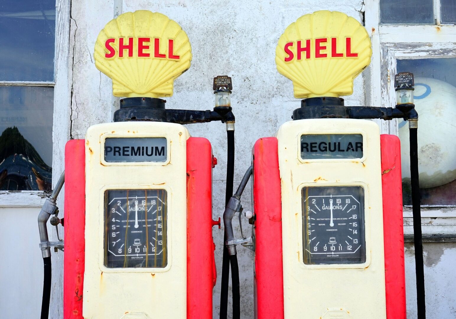 Gas might not be as cheap as it was when these pumps operated, but AAA is reporting that gas is about 24 cents a gallon cheaper than it was a year ago in the lead-up to the Fourth of July. (Mike_Birdy | Freerange Stock)
