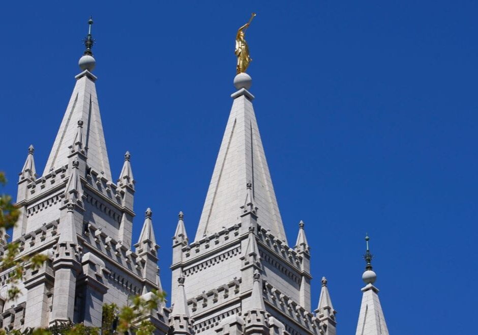 The spires of the Church of Jesus Christ of Latter-day Saints' historic Salt Lake Temple in Salt Lake City, Utah. (Contributed | Getty Images)