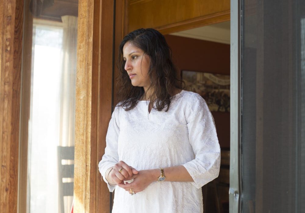 Humaira Mirza at home (Photo portrait by Lara Shipley | Flatland)