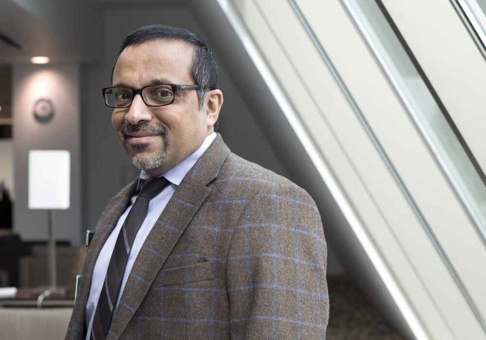 Dr. Hussain Haideri, at work in Kansas City.