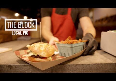 Local Pig butcher shop at the City Market in Kansas City.