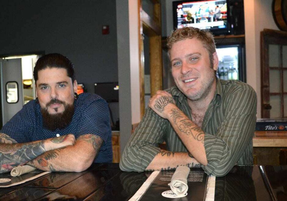 Owners Jayson Eggers, from left, and Aaron Mulder opened Long-Bell Pizza Co. in the former Next Door Pizza space in Lee's Summit. (Photo: Jonathan Bender | Flatland)