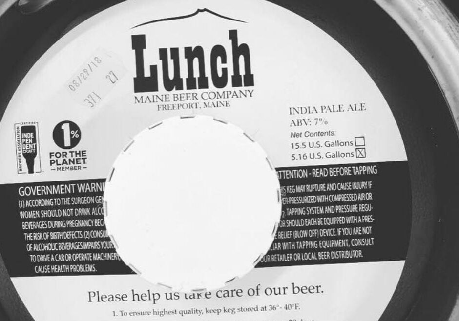 Maine Beer Co.'s Lunch